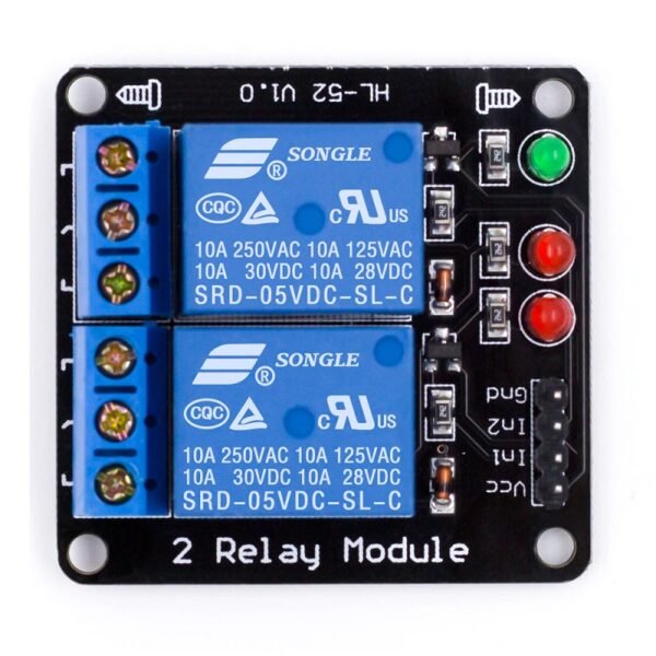 5V 10A 2 Channel Relay Module Without Optocoupler