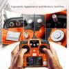 Radiolink AT10II 12 Channels RC Transmitter and Receiver R12DS 2.4GHz Radio Remote, Voltage Telemetry for RC Airplane, FPV Racing Drone, Quad, Helicopter, Car and Boat (Mode 2 Left-Hand Throttle) - Convenient
