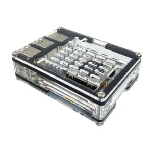 6 Raspberry Pi 5 9-Layer Case Acrylic Shell Raspberry Pi 5 Case Compatible With Raspberry Pi 5 4GB, 8GB Active Cooler