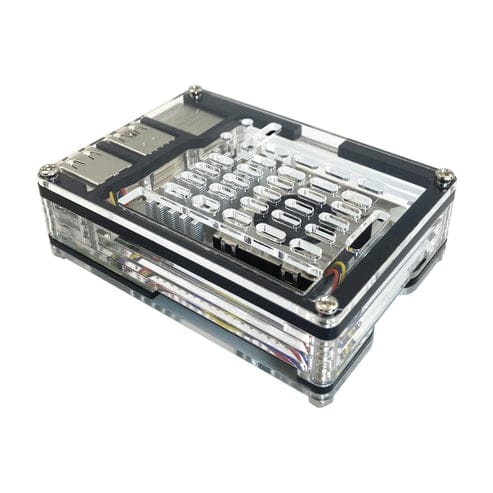 Raspberry Pi 5 9-Layer Case Acrylic Shell Raspberry Pi 5 Case Compatible With Raspberry Pi 5 4GB, 8GB Active Cooler