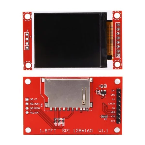 1.8" Inch ST7735R SPI 128160 TFT LCD Display Module 1.8" Inch ST7735R SPI 128160 TFT LCD Display Module