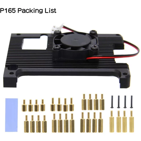 Metal Aluminium Alloy Raspberry Case Pi 4 Armor Cooling Heatsink for Raspberry Pi 4 Model/Pi 4B