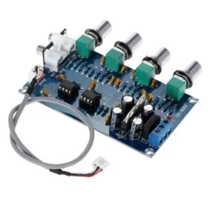 NE5532 amplifier Stereo Pre-Amp Preamplifier Tone Board Audio 4 Channels