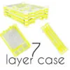 Raspberry Pi 4 9 Layer Acrylic Case Yellow