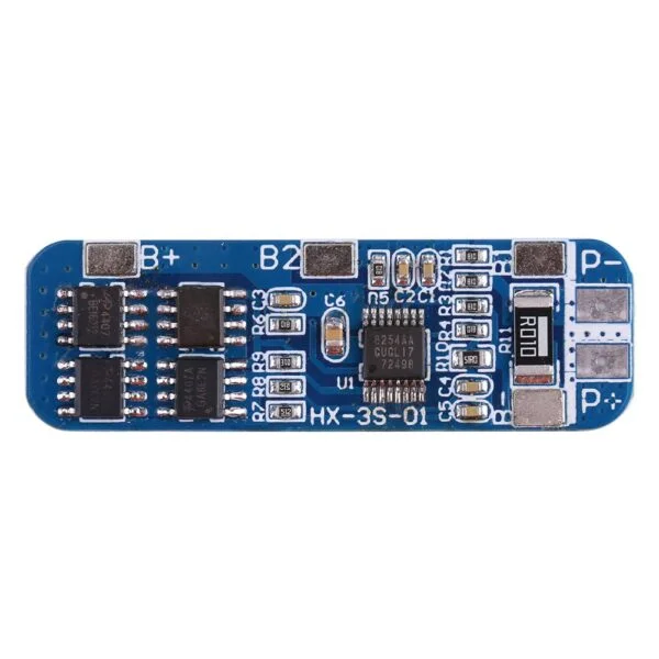 11.1V 12.6V 8A 3S Lithium Battery Protection PCB BMS Board