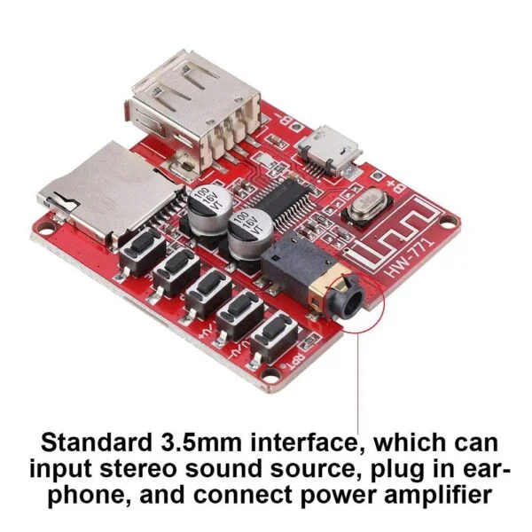 Bluetooth mp3 Board Decoder Lossless Car Speaker Amplifier Modified Bluetooth 4.1 Circuit Board