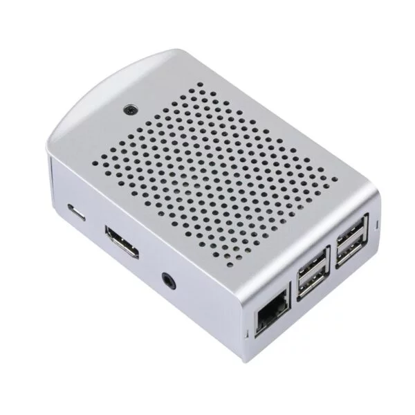 Aluminum Alloy Protective Enclosure Case For Raspberry Pi 3 Model B/B+Silver