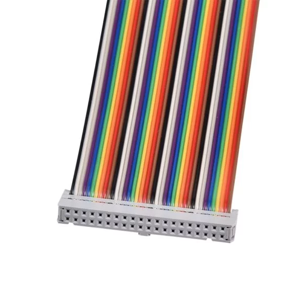 GPIO 40 Pin Colorful Rainbow Female To Female Ribbon Cable