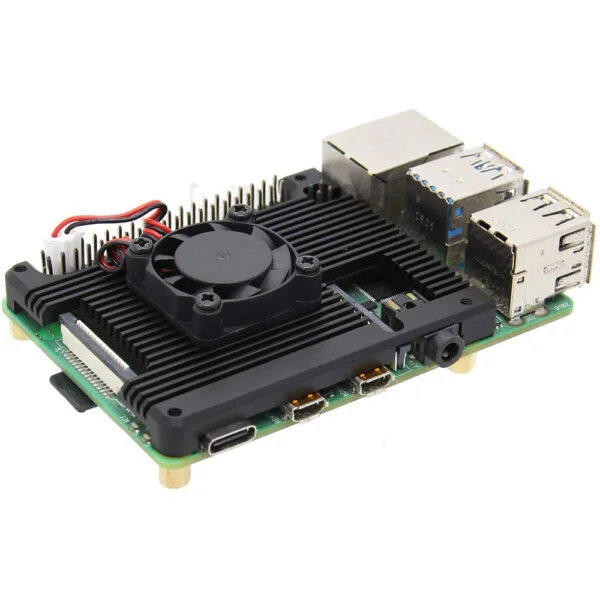 Metal Aluminium Alloy Raspberry Case Pi 4 Armor Cooling Heatsink for Raspberry Pi 4 Model/Pi 4B