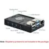 Raspberry Pi 4 Aluminum Alloy Metal Case Armor Enclosure