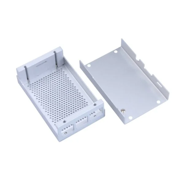 Aluminum Alloy Protective Enclosure Case For Raspberry Pi 3 Model B/B+ - Silver