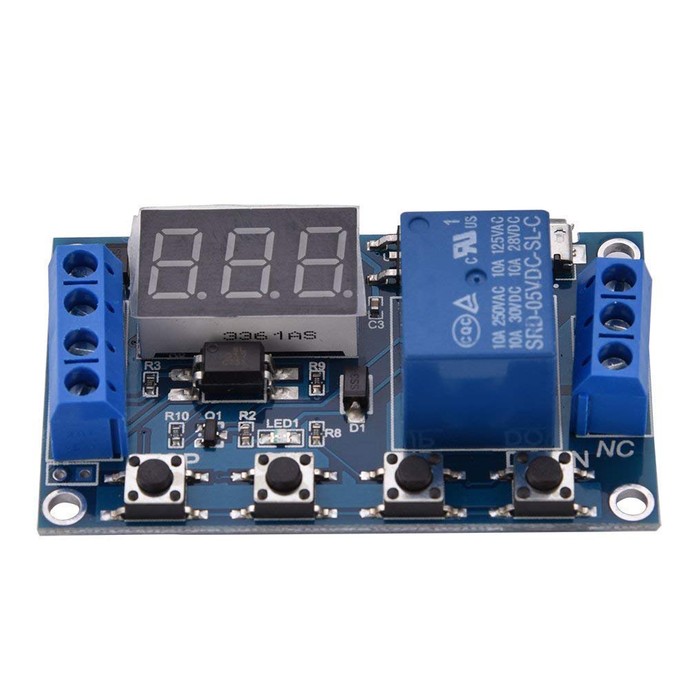 Usb Timer Switch Time Delay Relay Module 6-30V With Digital LCD Display ...