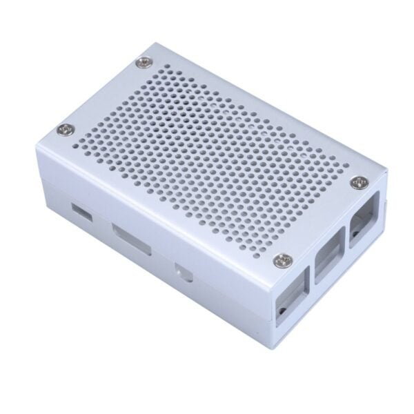 Aluminum Alloy Protective Enclosure Case For Raspberry Pi 3 Model B/B+ - Silver