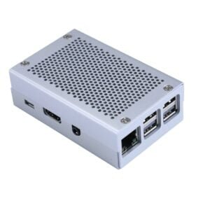 Aluminum Alloy Protective Enclosure Case For Raspberry Pi 3 Model B/B+ - Silver