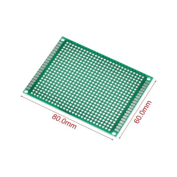6x8 cm Universal PCB Prototype Board 6*8cm PCB Double-Side PCB For DIY Electronics And Prototyping Projects