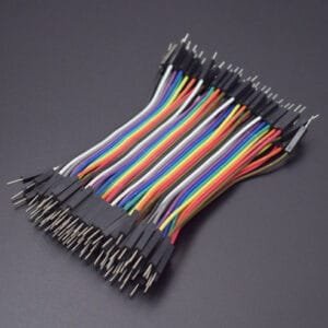 40pcs 10cm Male To Male Jumper Cable Dupont Wire For Arduino