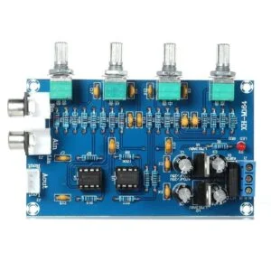 NE5532 amplifier Stereo Pre-Amp Preamplifier Tone Board Audio 4 Channels