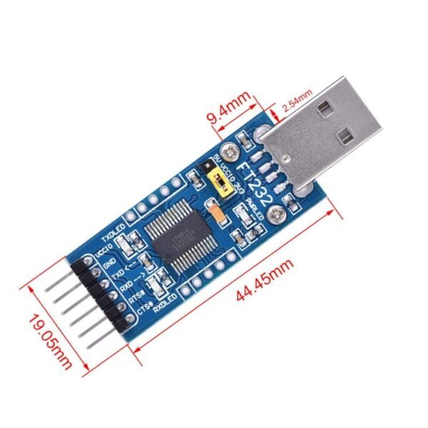 FT232RL To RS232 RS485 TTL Serial Converter USB Connector Module