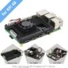 Metal Aluminium Alloy Raspberry Case Pi 4 Armor Cooling Heatsink for Raspberry Pi 4 Model/Pi 4B