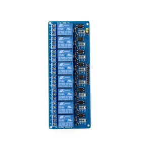 24V 8-Channel Relay Module With Optocoupler H/L Level Triger