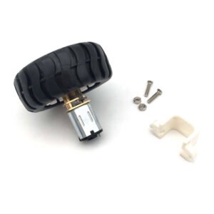 "N20 Geared Motor Rubber Wheel Kit 3V -100 RPM"