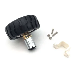 "N20 Geared Motor Rubber Wheel Kit 3V -100 RPM"