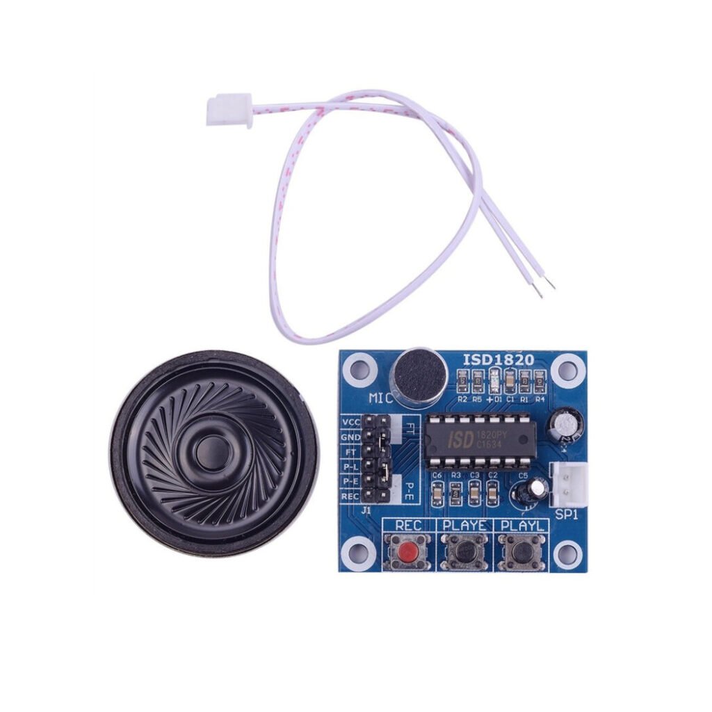 ISD1820 Audio Module ISD1820 Voice Recording Module With On Board Mic ...