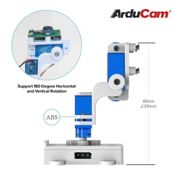 Arducam Upgraded Camera Pan Tilt Platform Compatible With Raspberry Pi