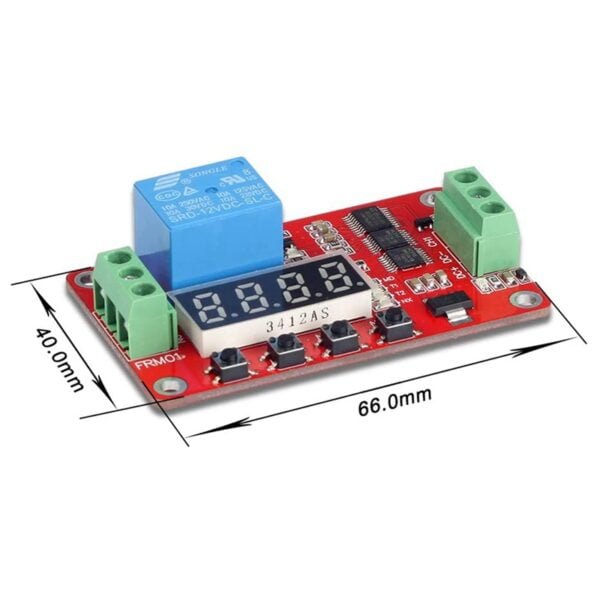 Delay Timer Relay Switch 12V DC Multifunction SelfLock Cycle
