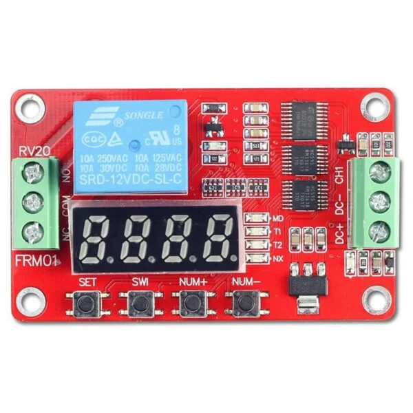 Delay Timer Relay Switch 12V DC Multifunction SelfLock Cycle