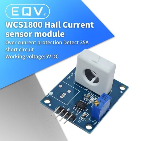 WCS1700 Hall Current Sensor Module With Overcurrent Protection