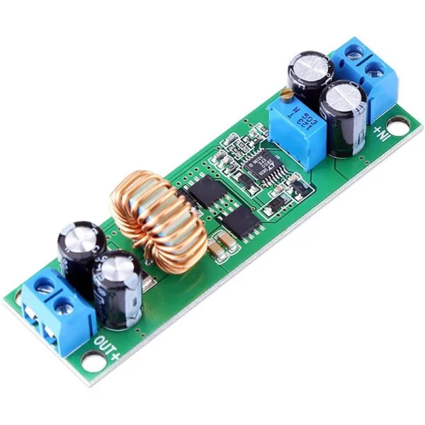 DC-DC Buck Converter Step Down Module, DC 6.5V-60V to 1.25-30V 10A Adjustable Power Supply Voltage Regulator Module, Voltage Step Down Converter Board