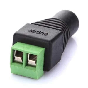 DC Power Female Jack Adapter Cable Plug Connector Screw Fastening Type DC Power Plug Connector