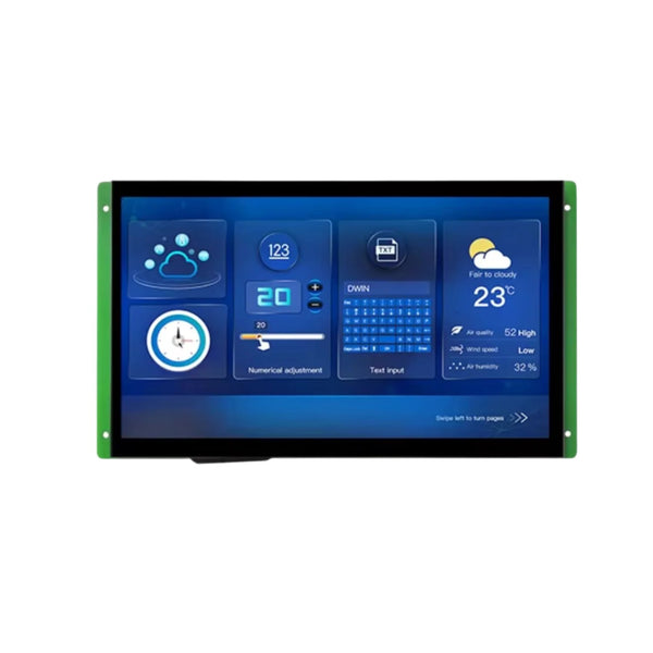 DWIN DMG80480C070_03WTC 7" Smart LCM LCD Display 800*480 Resolution LCM Touchscreen Panel Capacitive Touch 270nit Smart LCM LCD Display For Industrial Application