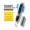 FNIRSI HS-02 Smart Soldering Iron Intelligent Soldering Iron Digital Soldering Iron Temperature Control- Black