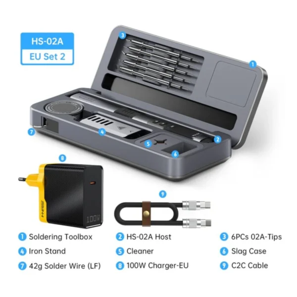 Soldering Machine Computer Host Box Hs-02b Toolbox (soldering Iron Not Included How To HS-02B Soldering ...