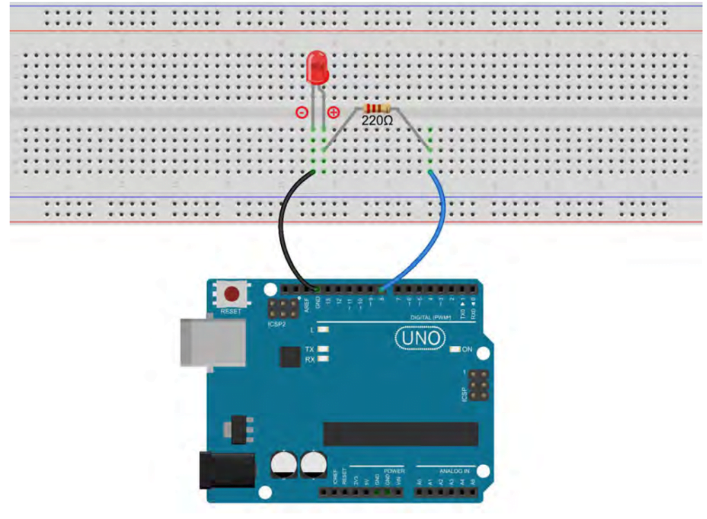 How to blink LED Project 4 1