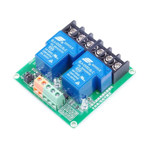 IndustrialGrade2 ChannelRelayModuleWithHigh LowTriggerOptocouplerIsolation