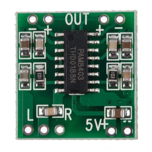 Mini PAM8403 23W D Class Digital Amplifier Board 2.5-5V USB Power