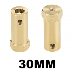 30mm Long 6mm Hex Wheel Coupling For Robot Smart Car Motor Shaft Adapter