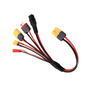 NewProject-2025-03-01T133744.341 XT60 to XT60 XT30 JST DC5.5 T Plug Adapter Cable 20cm 16AWG Cable RC Plane Charger Adapter