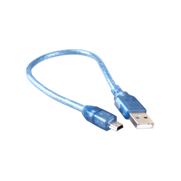 Arduino Nano USB Cable - USB 2.0 A to Mini B - 30cm Data Charging Sync Cable