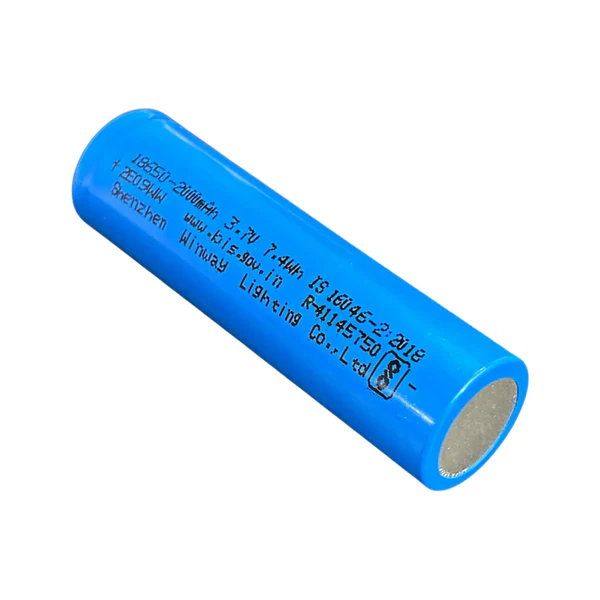 2000mAh 18650 3.7V Li-ion Rechargeable Battery – High Capacity