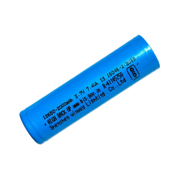 2000mAh 18650 3.7V Li-ion Rechargeable Battery – High Capacity