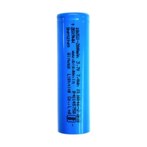 2000mAh 18650 3.7V Li-ion Rechargeable Battery – High Capacity