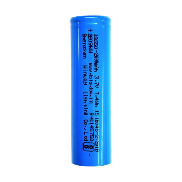 2000mAh 18650 3.7V Li-ion Rechargeable Battery – High Capacity