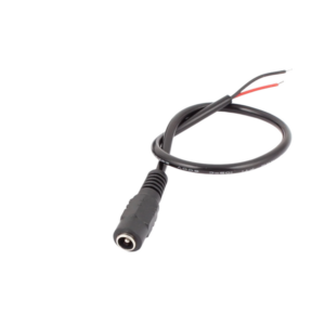15cm DC Jack Female Power Connector With Wire 5.5x2.1mm Barrel Plug For DIY & Projects