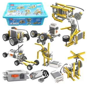 52-in-1 STEM Educational Building Toy Set 420PCS Electric Gear Mechanical Construction Kit Compatible With LEGO