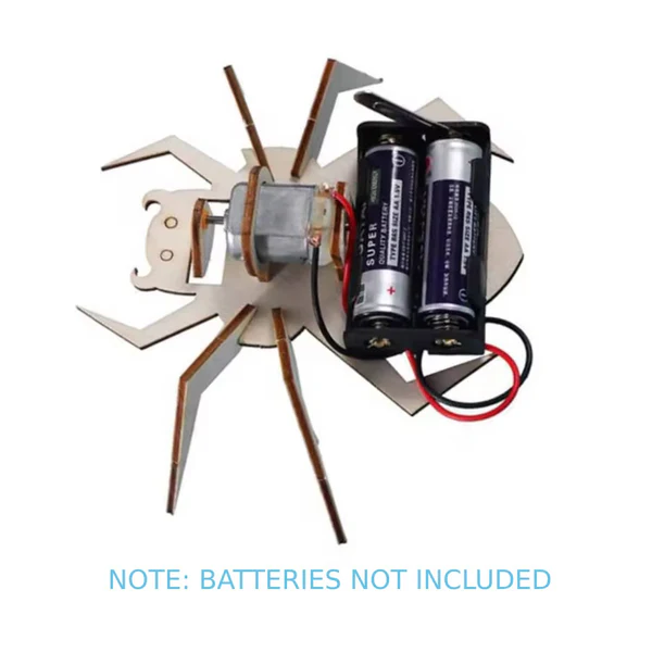 Electric Spider Robot STEM Kit DIY Electric Spider Robot Puzzle Kit Electric Crawling Animal Science Kit Model Electronic Pet Gifts for Children