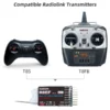 Radiolink R8EF RC Receiver R8EF 8 Channels 2.4GHz RC Receiver SBUS/PPM/PWM Long Range Control RX for Airplane Vehicles Robots Transmitter T8FB T8S RC8X RC4GS V3 RC6GS V3